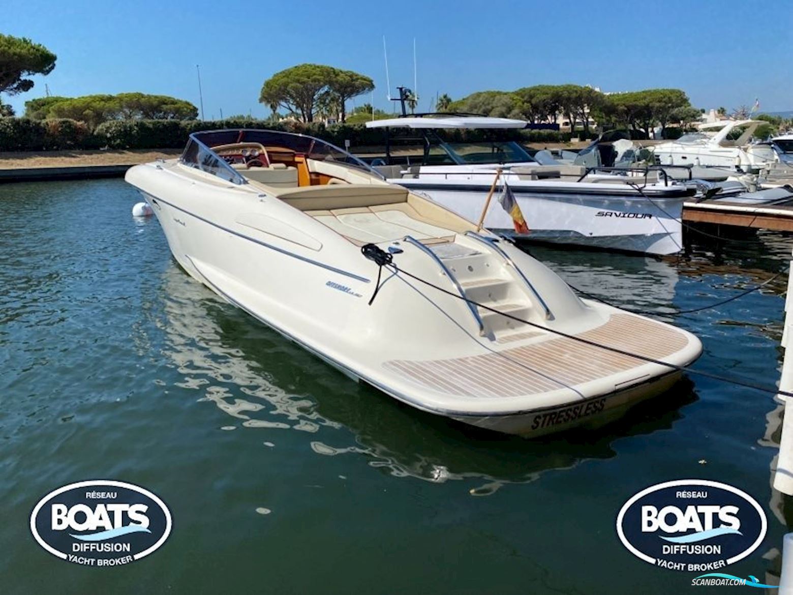 Offshore Nautica Super Classic 40 Motorboat 2008, with Yanmar engine, France