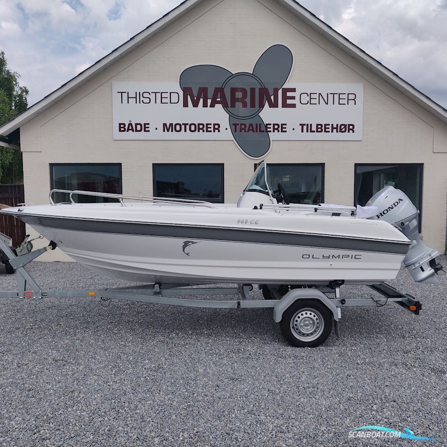 Olympic 460 CC Med 60 hk Motorboat 2026, with Mercury F60 Elpt Efi engine, Denmark