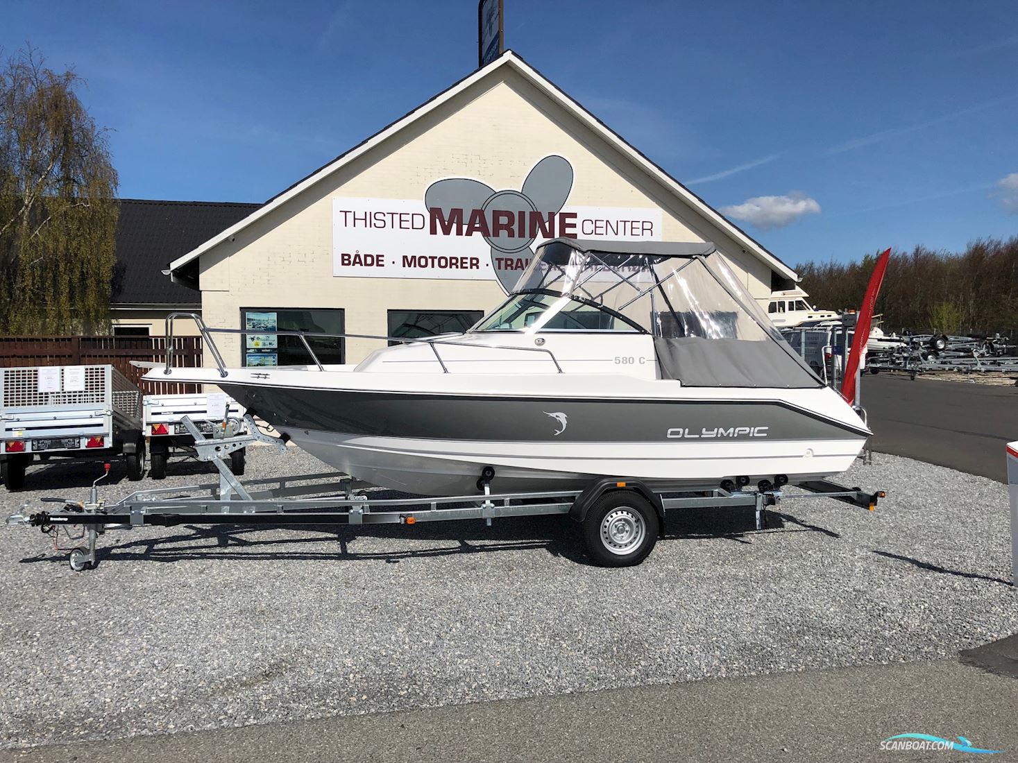 Olympic 580 C Motorboat 2025, with Mercury engine, Denmark