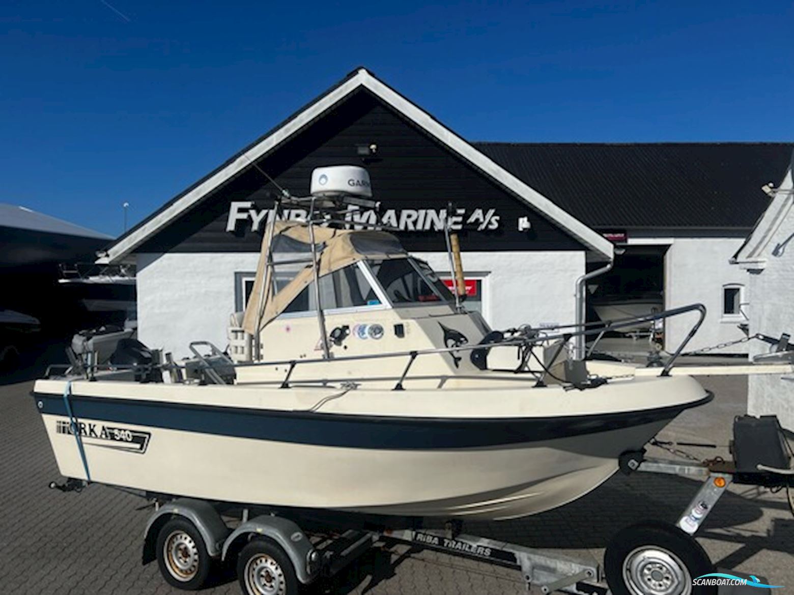 Orka 540, Suzuki F140 Motorboat 1997, with Suzuki engine, Denmark