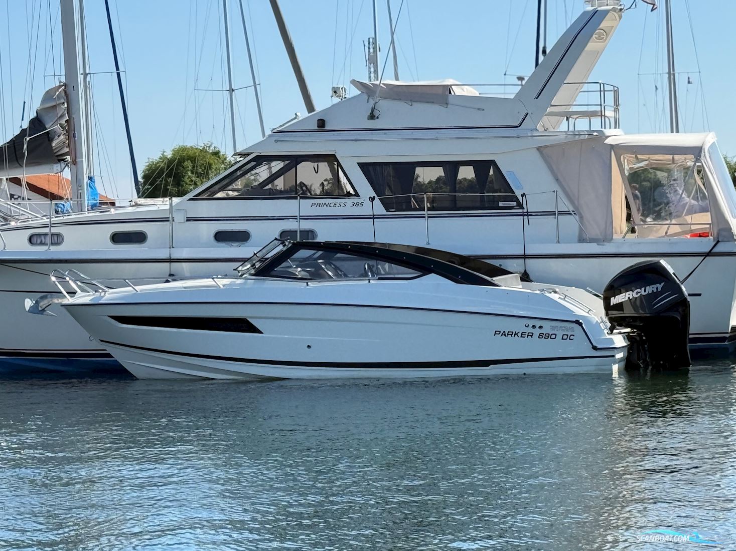 Parker 690 Day Cruiser Motorboat 2018, with Mercury engine, Denmark