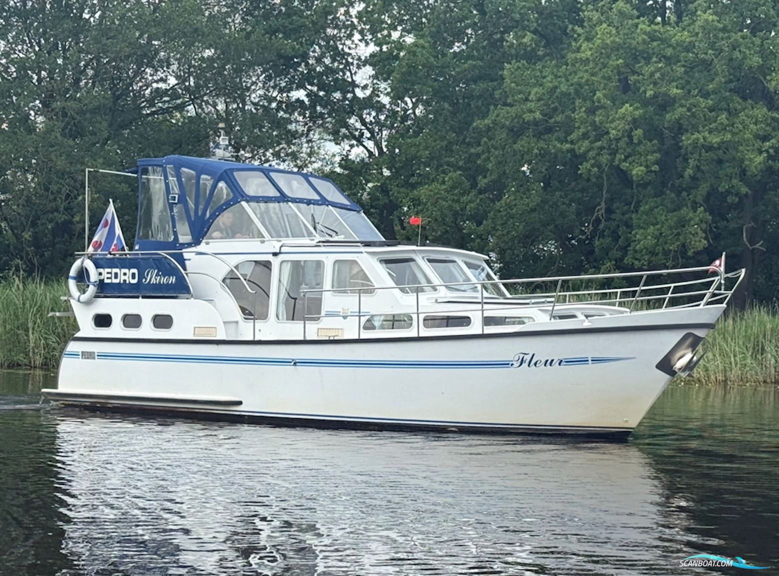 Pedro Skiron 35 Motorboat 2001, with Perkins Sabre engine, The Netherlands