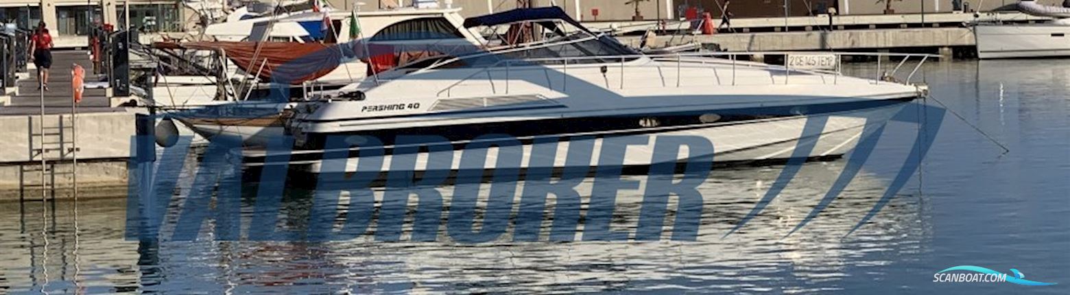 Pershing 40 Motorboat 1995, with Caterpillar 3208 V8 engine, Italy