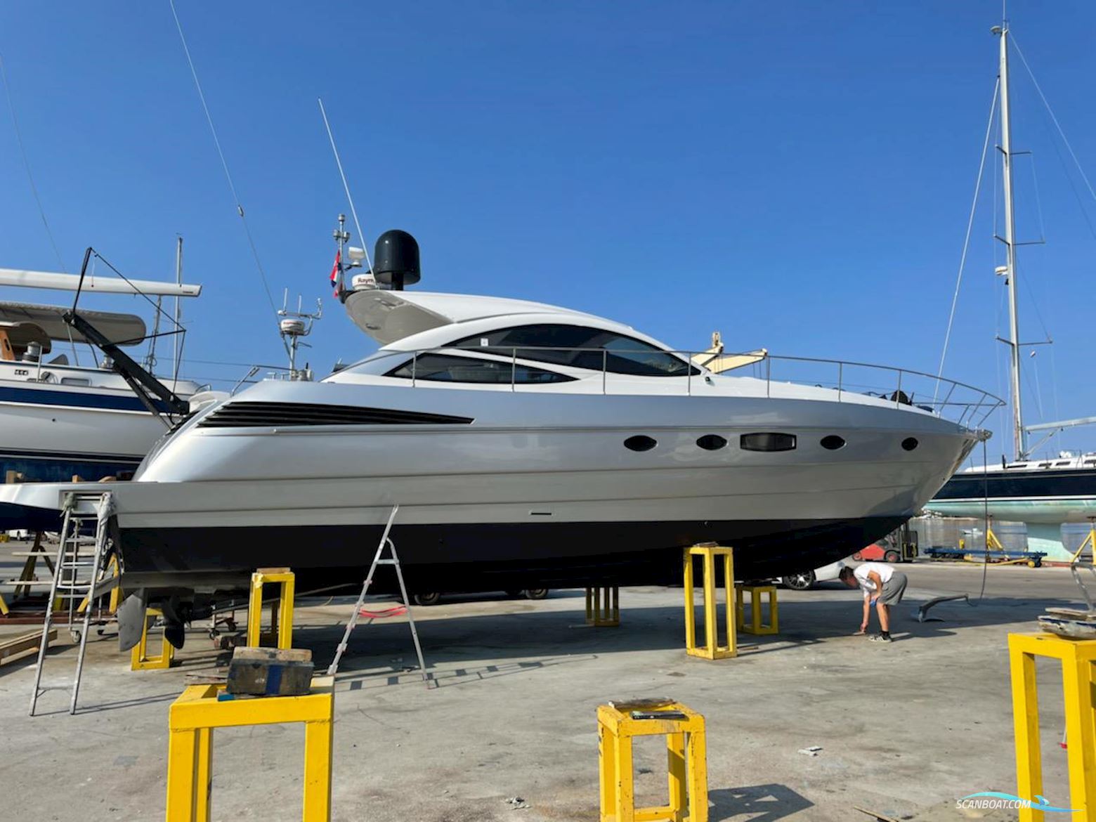Pershing 46 Motorboat 2008, with Man 800CR engine, Croatia
