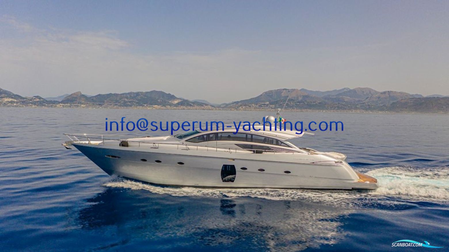 Pershing 72 Motorboat 2008, with Mtu engine, Italy