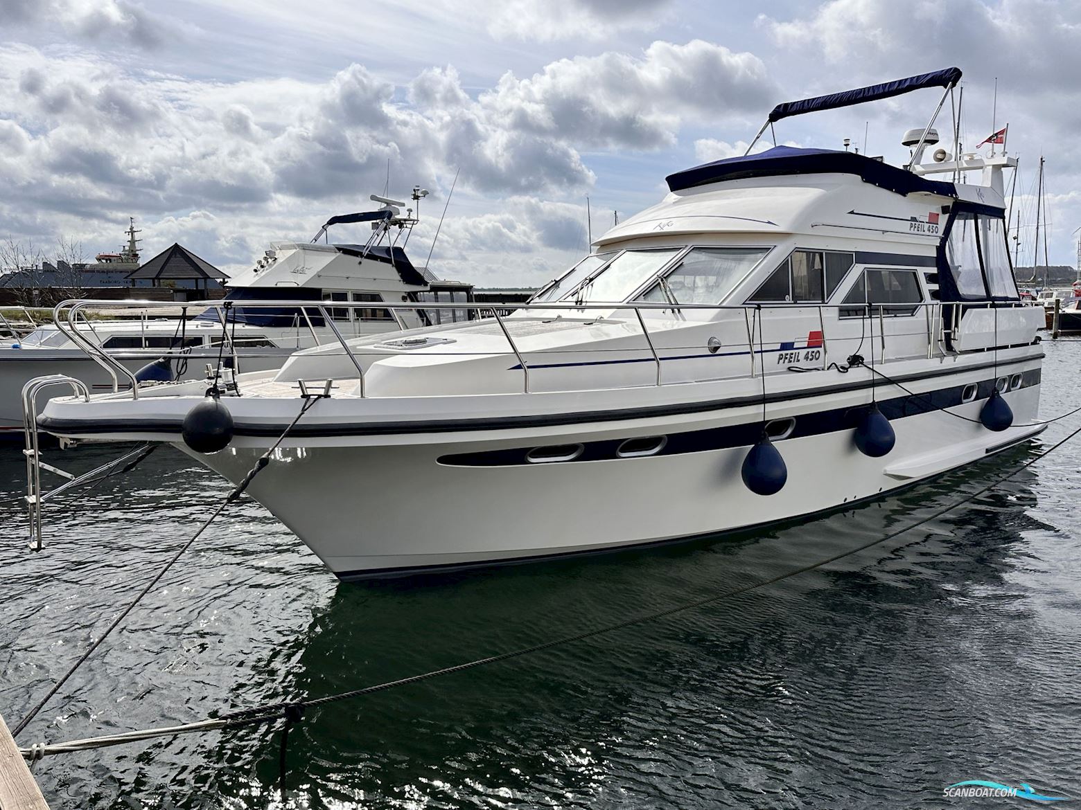 Pfeil 450 Motorboat 1994, with Iveco 8061 Srm 30.10 engine, Denmark