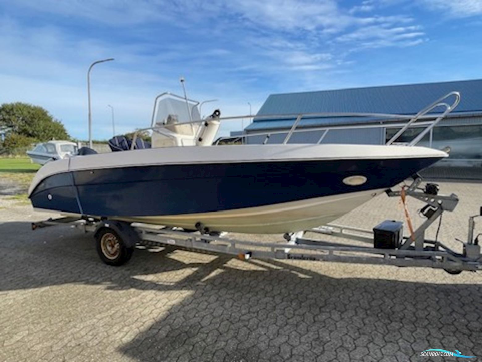 Powercraft 22 Med Mercury F200 Samt Brenderup Trailer Motorboat 1995, with Mercury engine, Denmark