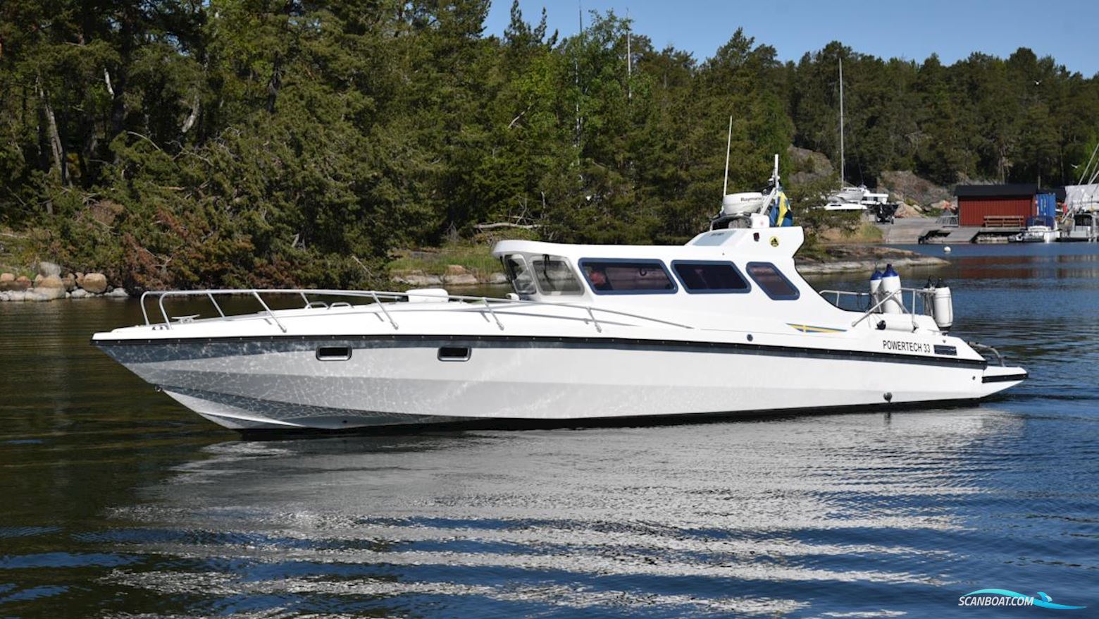 Powertech 33 Motorboat 2012, with Mercruiser engine, Sweden