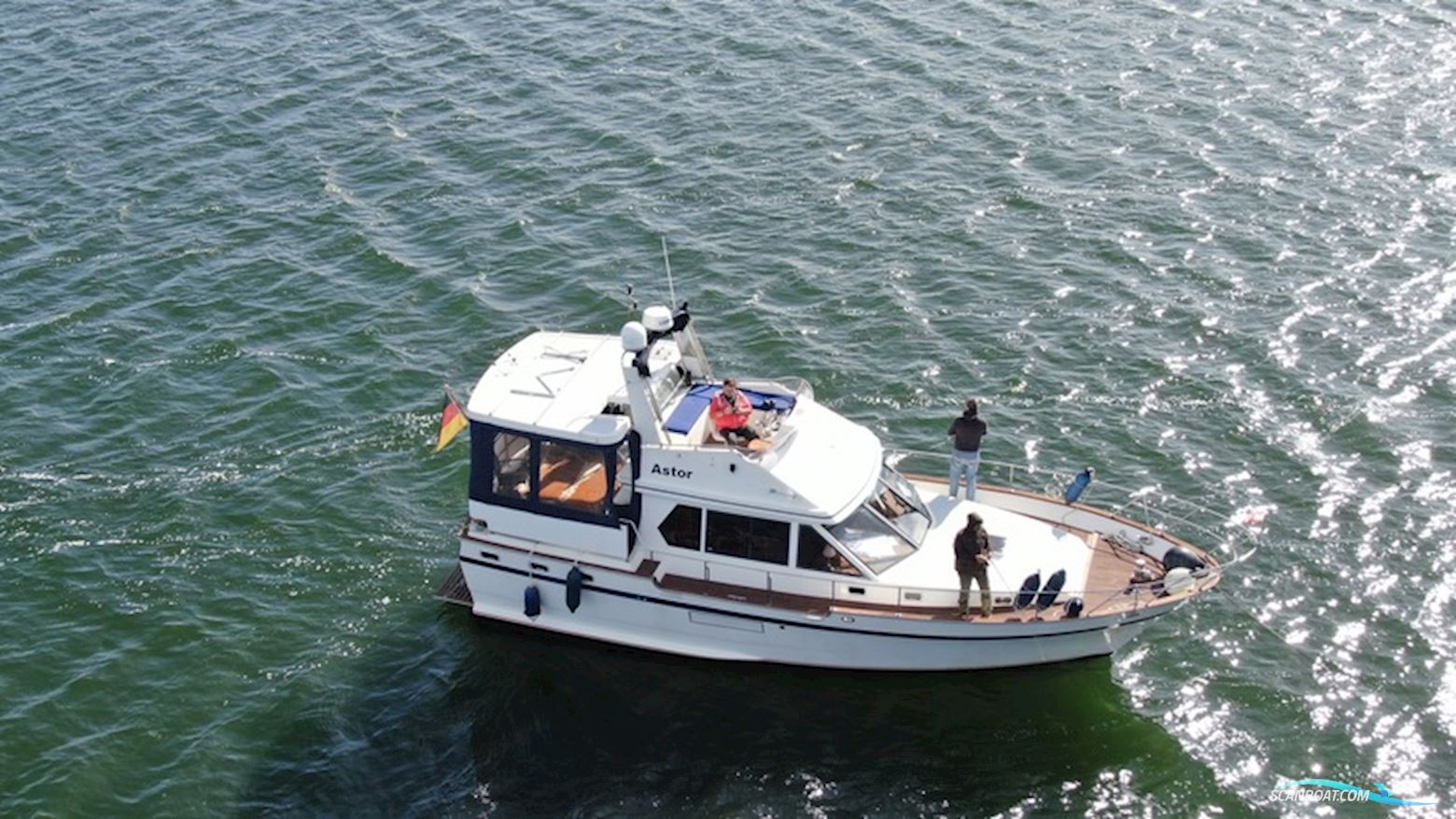President 42 Motorboat 1989, with Caterpillar
 engine, Germany