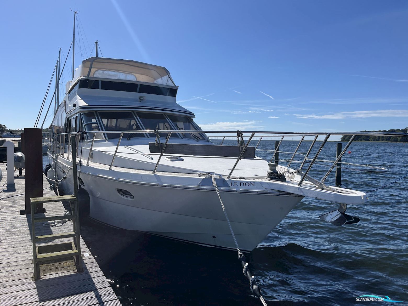 President 535 Motorboat 1994, with 2 x 435 HK Caterpillar 3208TA engine, Denmark