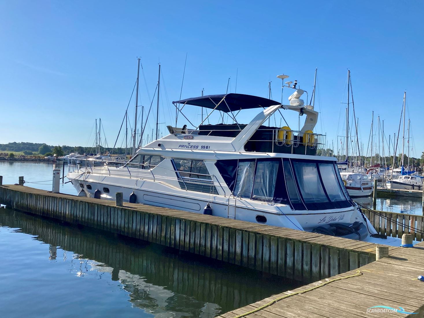 Princess 55/61 Motorboat 1990, with Volvo Penta Tamd 122D engine, Denmark