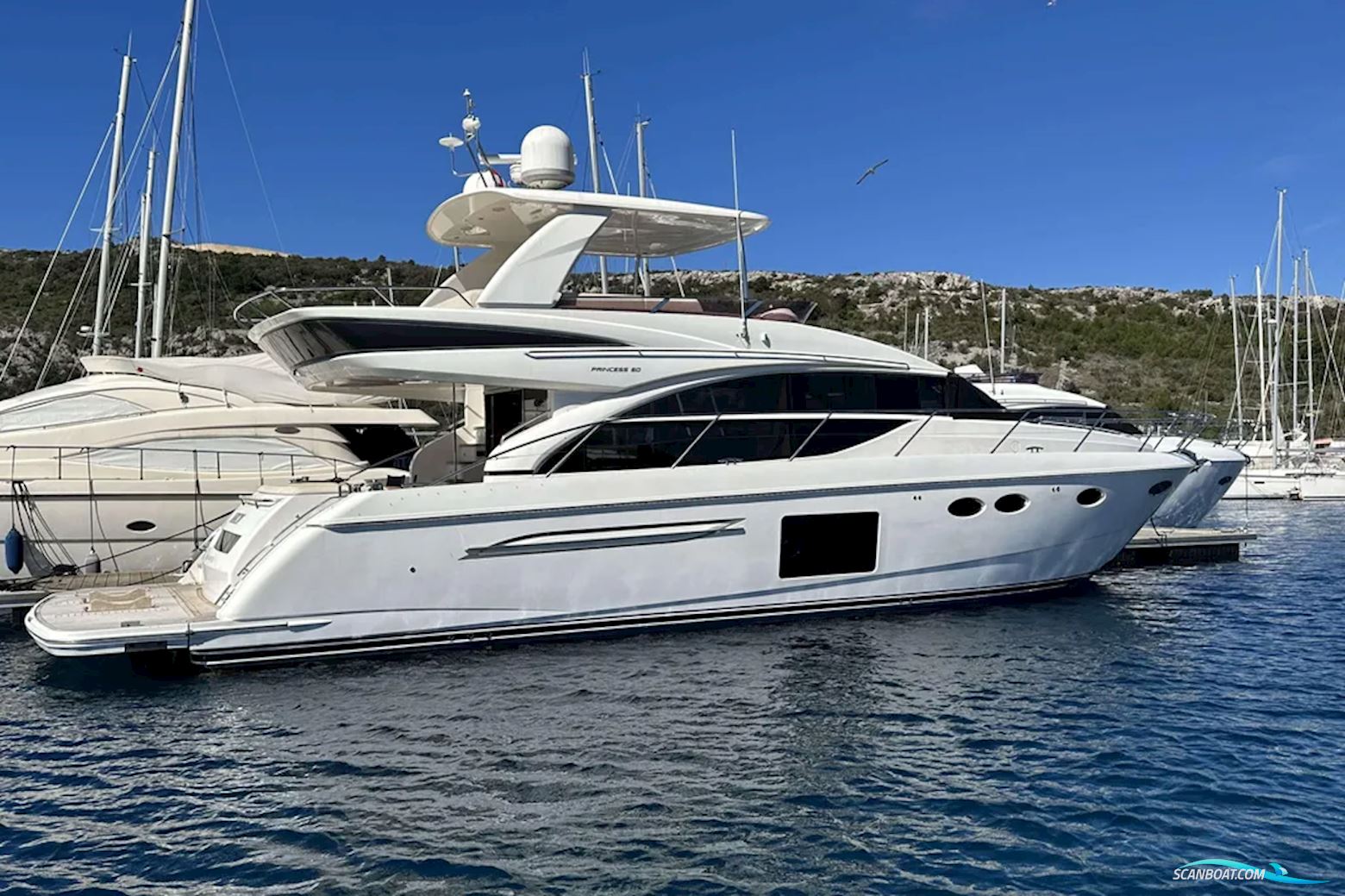 Princess 60 Motorboat 2014, with Volvo Penta D13 engine, Croatia