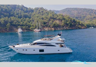 Princess 67 Fly Motorboat 2007, with MTU V8 M93 2000 engine, Turkey