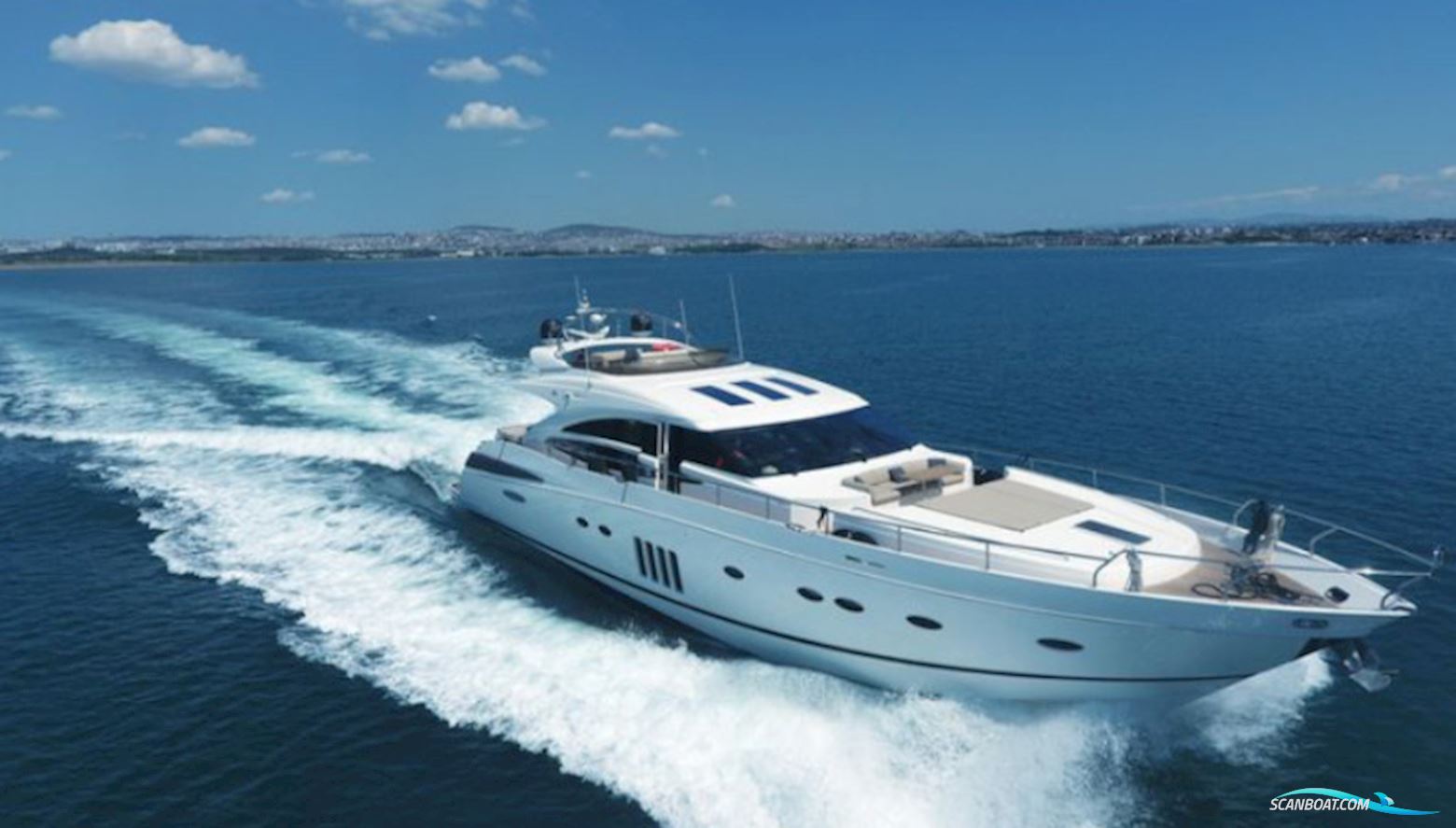 Princess V 85 Motorboat 2009, with Caterpillar C32A engine, Turkey