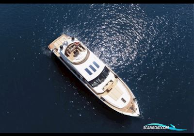 Princess V 85 Motorboat 2009, with Caterpillar C32A engine, Turkey