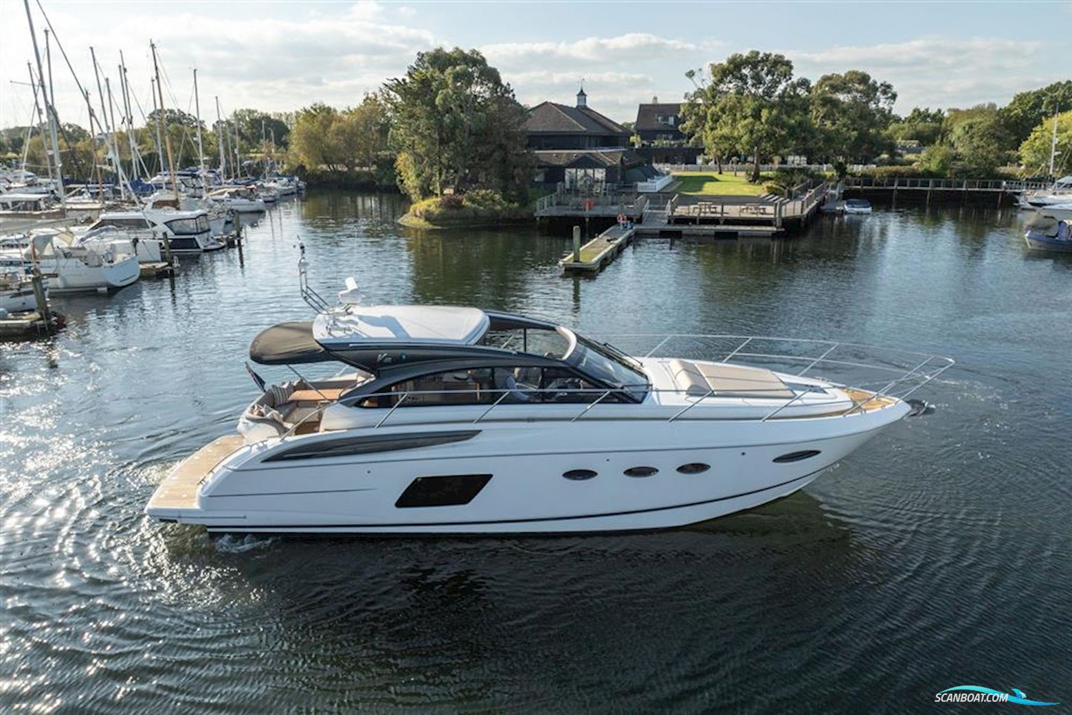 Princess V48 Motorboat 2016, with 2 x Volvo Ips 600 engine, United Kingdom