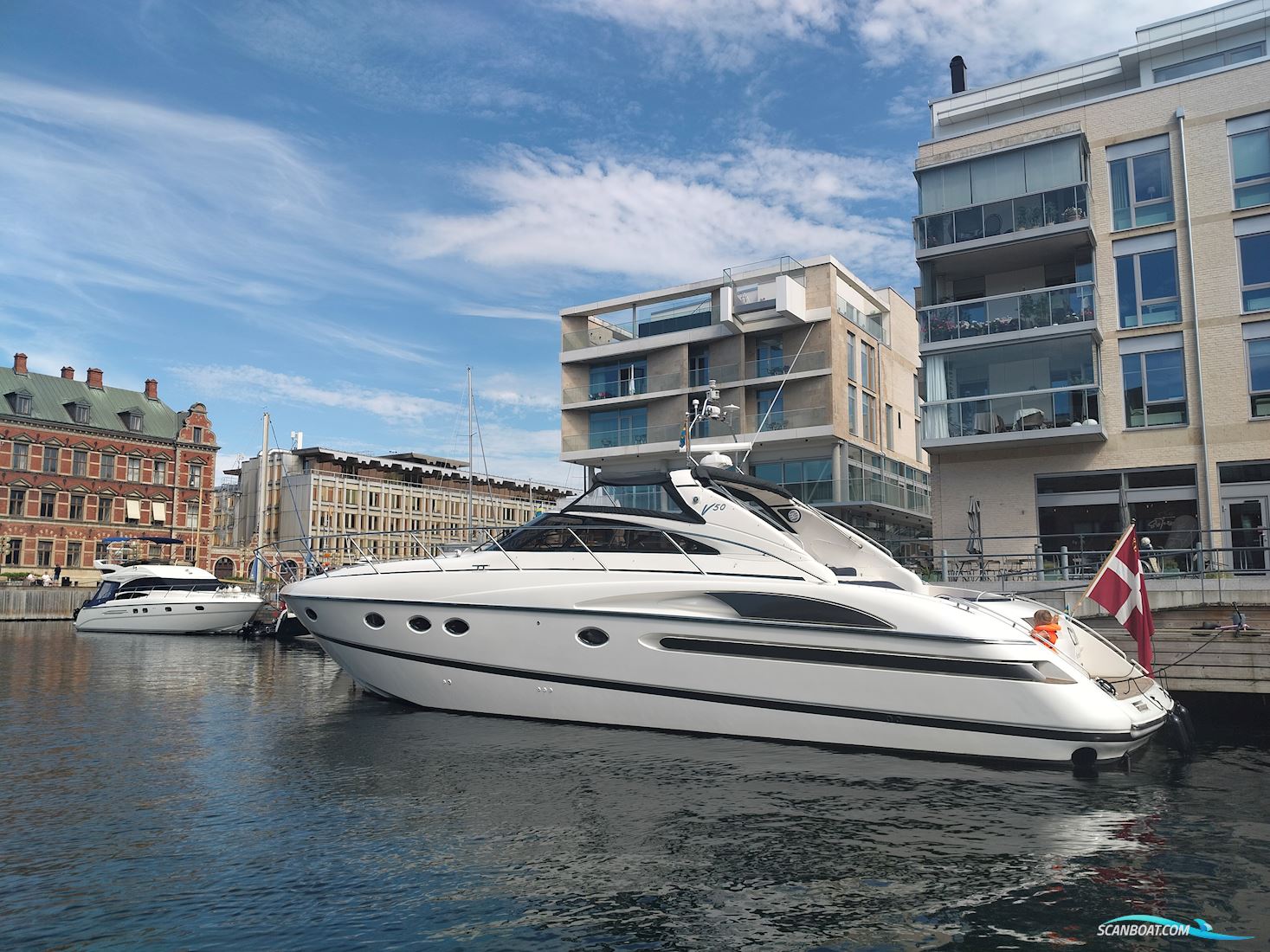Princess V50 Motorboat 2005, with Volvo Penta D12-715 engine, Denmark