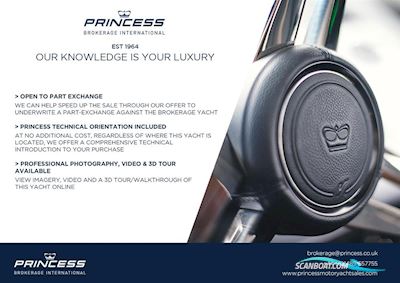 Princess V56 Motorboat 2009, with 2 x Volvo Penta D13-900 engine, France