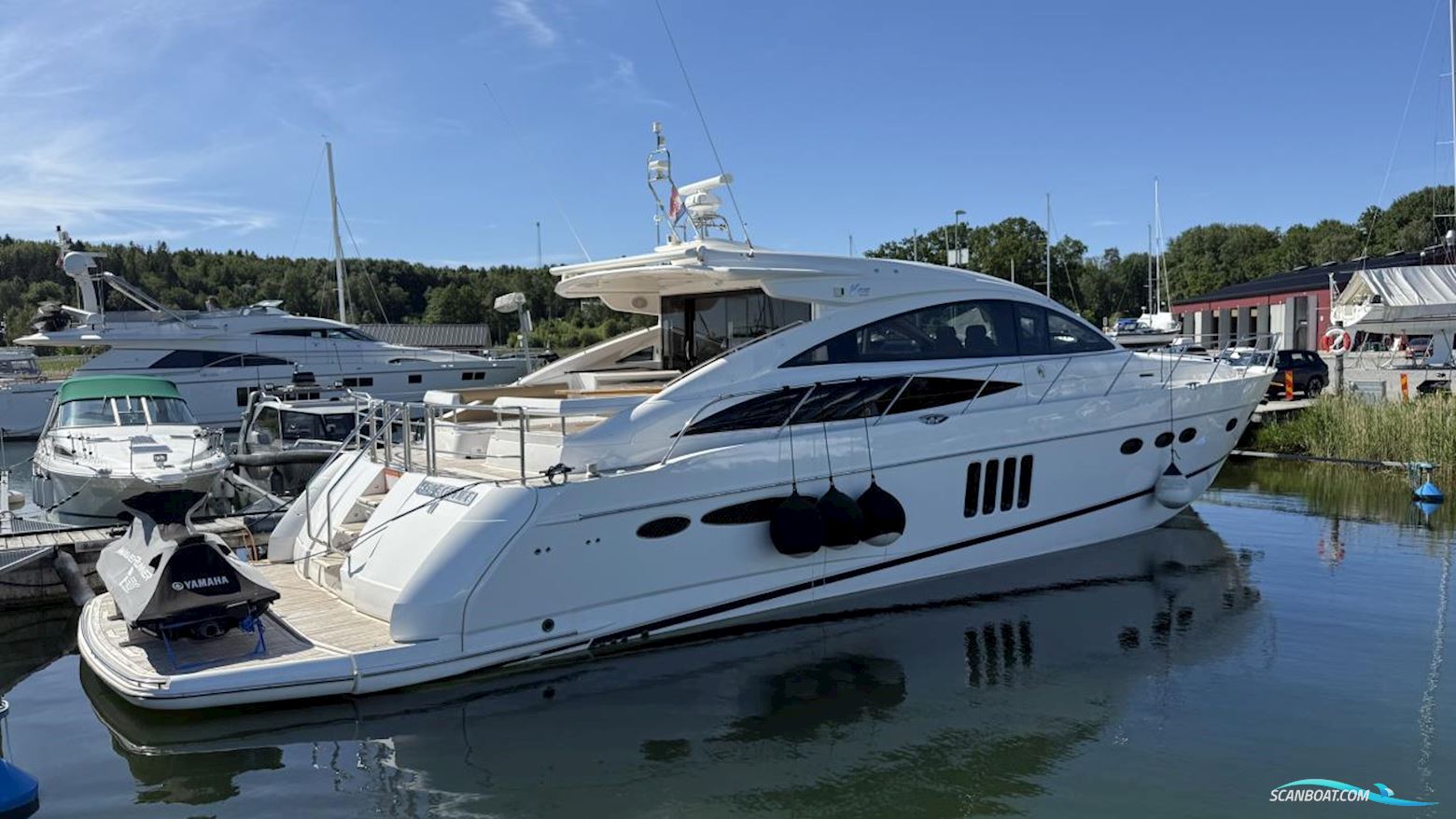 Princess V65 Motorboat 2009, with 2x Mtu 10V 2000 M93 engine, Sweden