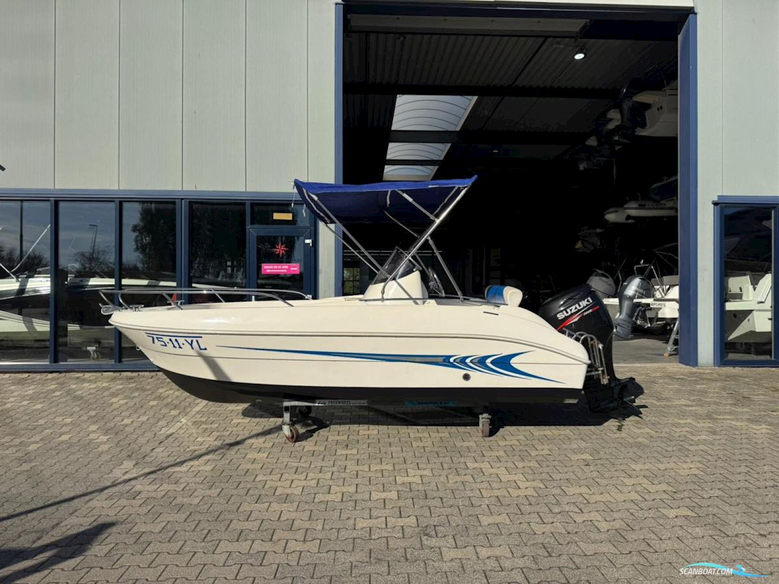 Prins 480 Open Motorboat 2005, with Suzuki engine, The Netherlands