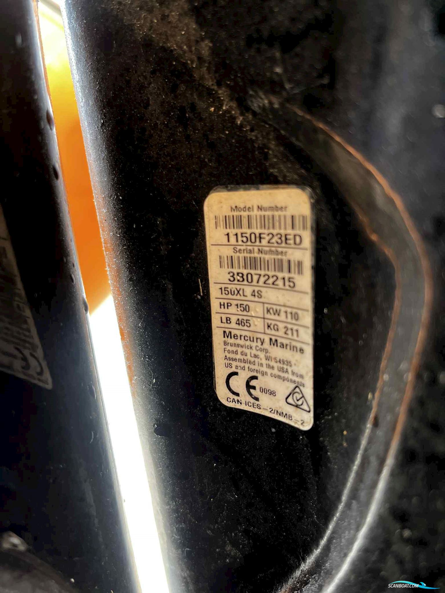 Pro-safe RIB 740 med 150 Mercury