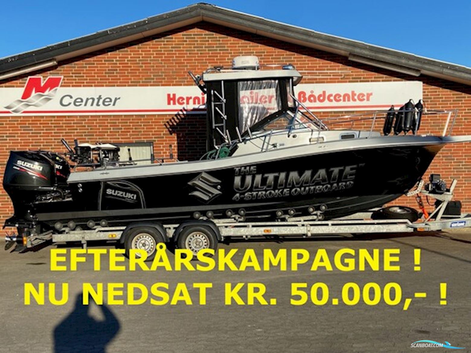 Profisher Cutter 223 WA m/2 stk. Suzuki DF200 hk og Variant buggitrailer - NU NEDSAT KR. 50.000,- ! Motorboat 2025, with Suzuki engine, Denmark
