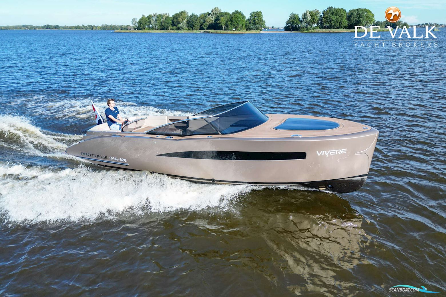 Proton 28L Motorboat 2021, with Mercruiser engine, The Netherlands