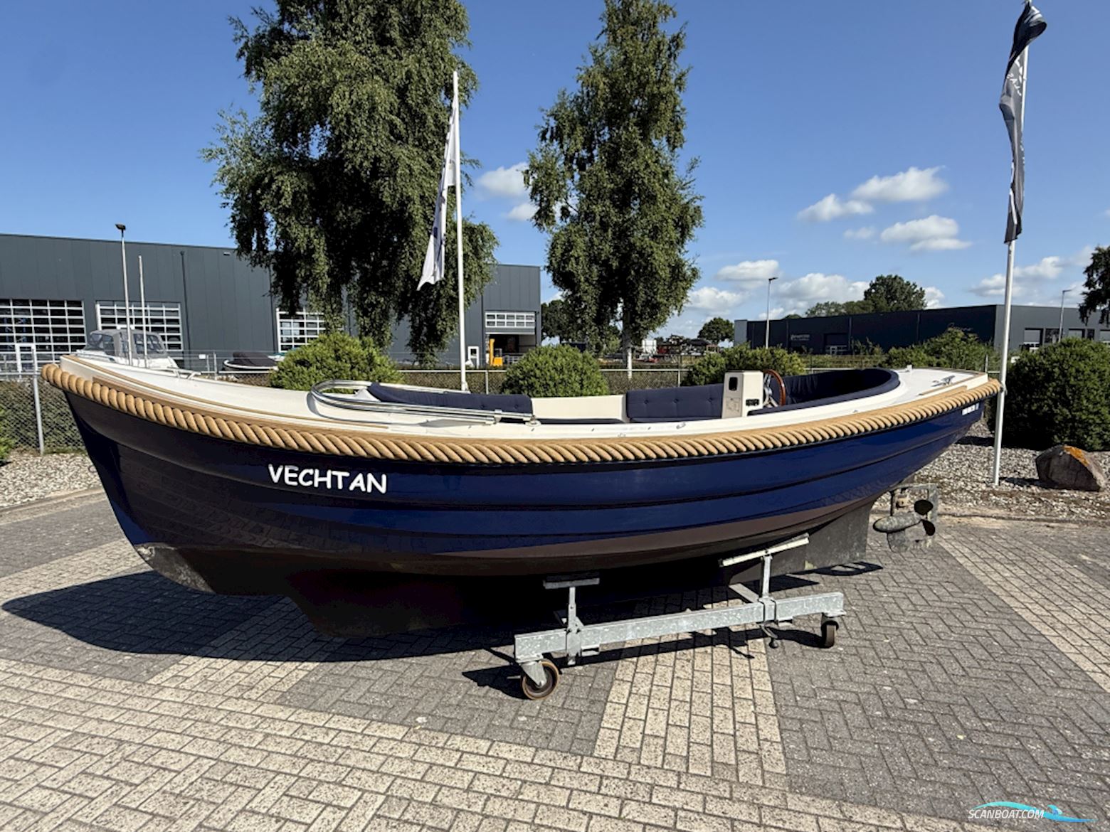 Pura Vida 550 Electric Motorboat 2021, with Aquatro engine, The Netherlands
