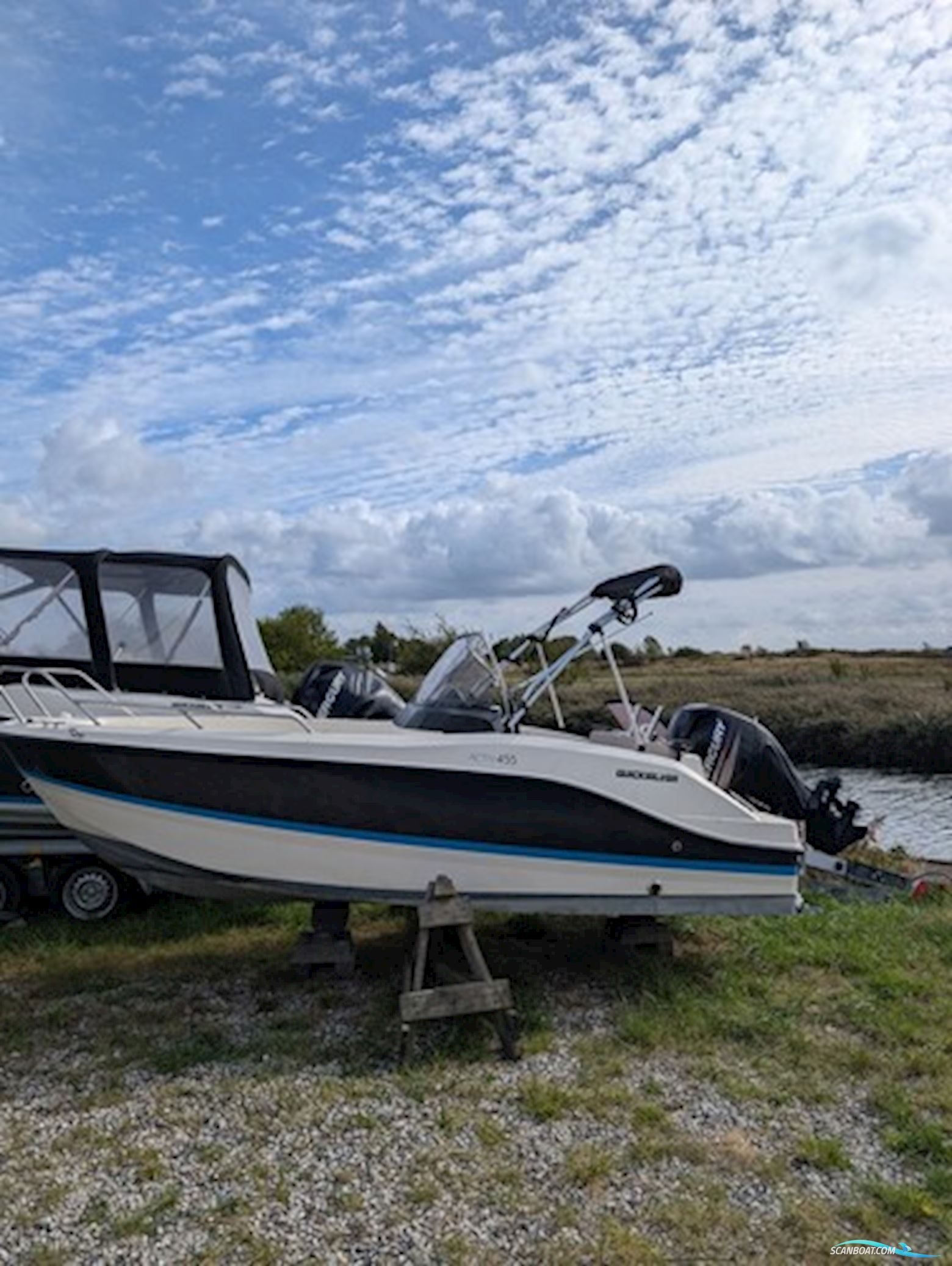 Quicksilver 455 Open Motorboat 2017, with Mercury engine, Denmark