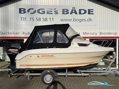 Quicksilver 470 Cruiser med 40 hk Mercury-EFI 4 takt og 1000 kg Brenderup bådtrailer - ENGROS Motorboat 2008, with Mercury engine, Denmark