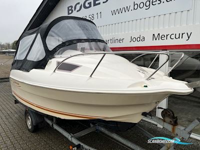 Quicksilver 470 Cruiser Med 40 hk Mercury-Efi 4 Takt og 1000 kg Brenderup Bådtrailer Motorboat 2008, with Mercury engine, Denmark