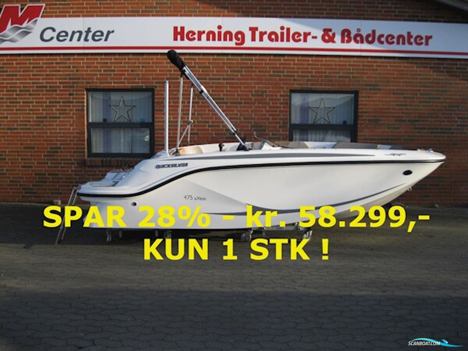 Quicksilver 475 Axess m/Mercury F60 hk Efi, Demo - Ugens Prisbasker ! Motorboat 2025, Denmark