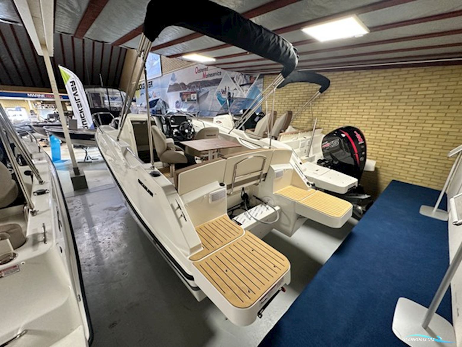 Quicksilver 555 Cabin m/100 hk & Udstyr Komplet Flexiteek NY Båd Motorboat 2024, with Mercury engine, Denmark