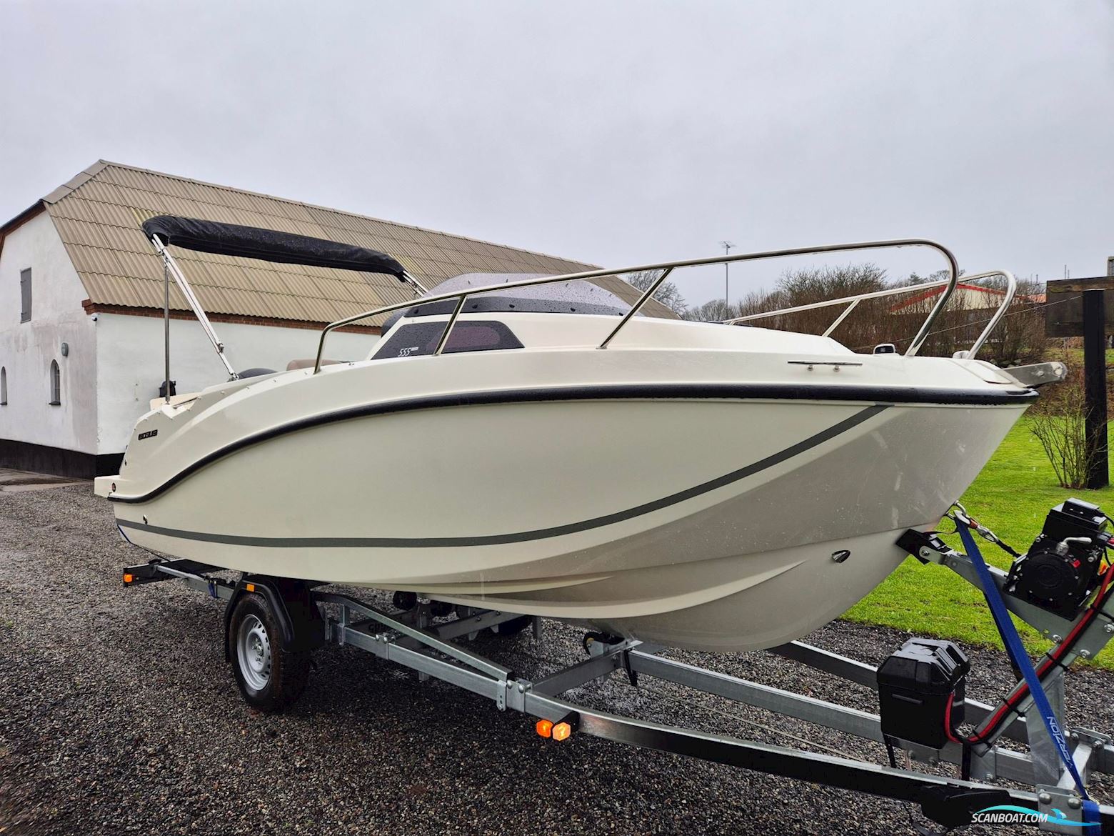 Quicksilver 555 Cabin Motorboat 2022, with Mercury engine, Denmark