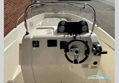 Quicksilver 555 Open m/Mercury F150 hk Efi 4-Takt og Brenderup Trailer Motorboat 2015, with Mercury engine, Denmark