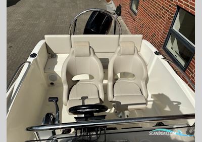 Quicksilver 555 Open m/Mercury F150 hk Efi 4-Takt og Brenderup Trailer Motorboat 2015, with Mercury engine, Denmark
