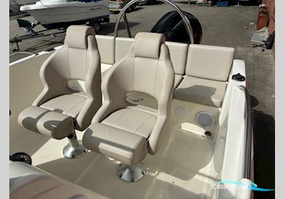 Quicksilver 555 Open m/Mercury F150 hk Efi 4-Takt og Brenderup Trailer Motorboat 2015, with Mercury engine, Denmark
