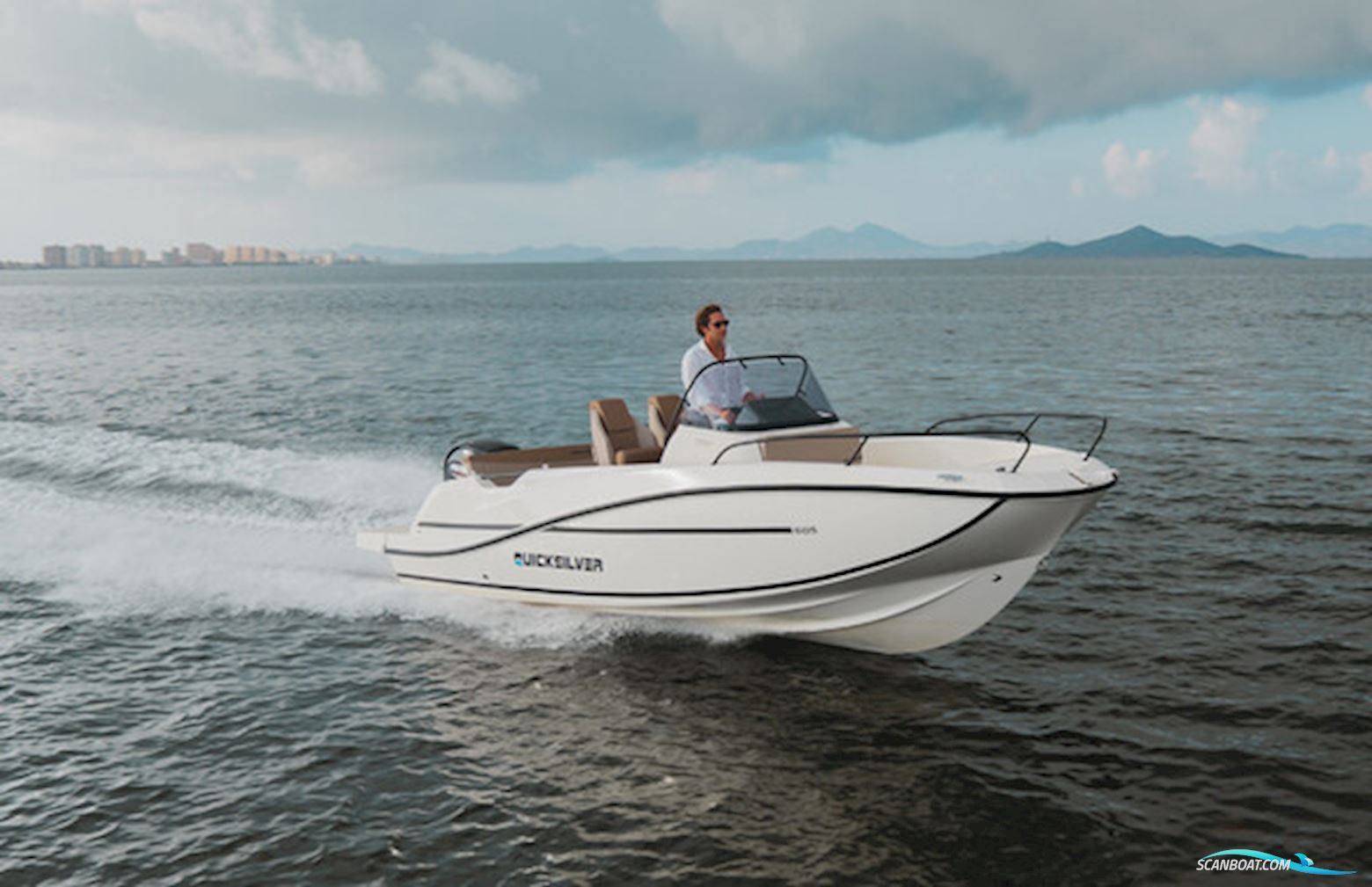 Quicksilver 605 Open Med Mercury F150 Efi Exlpt Samt Ekstra Udstyr