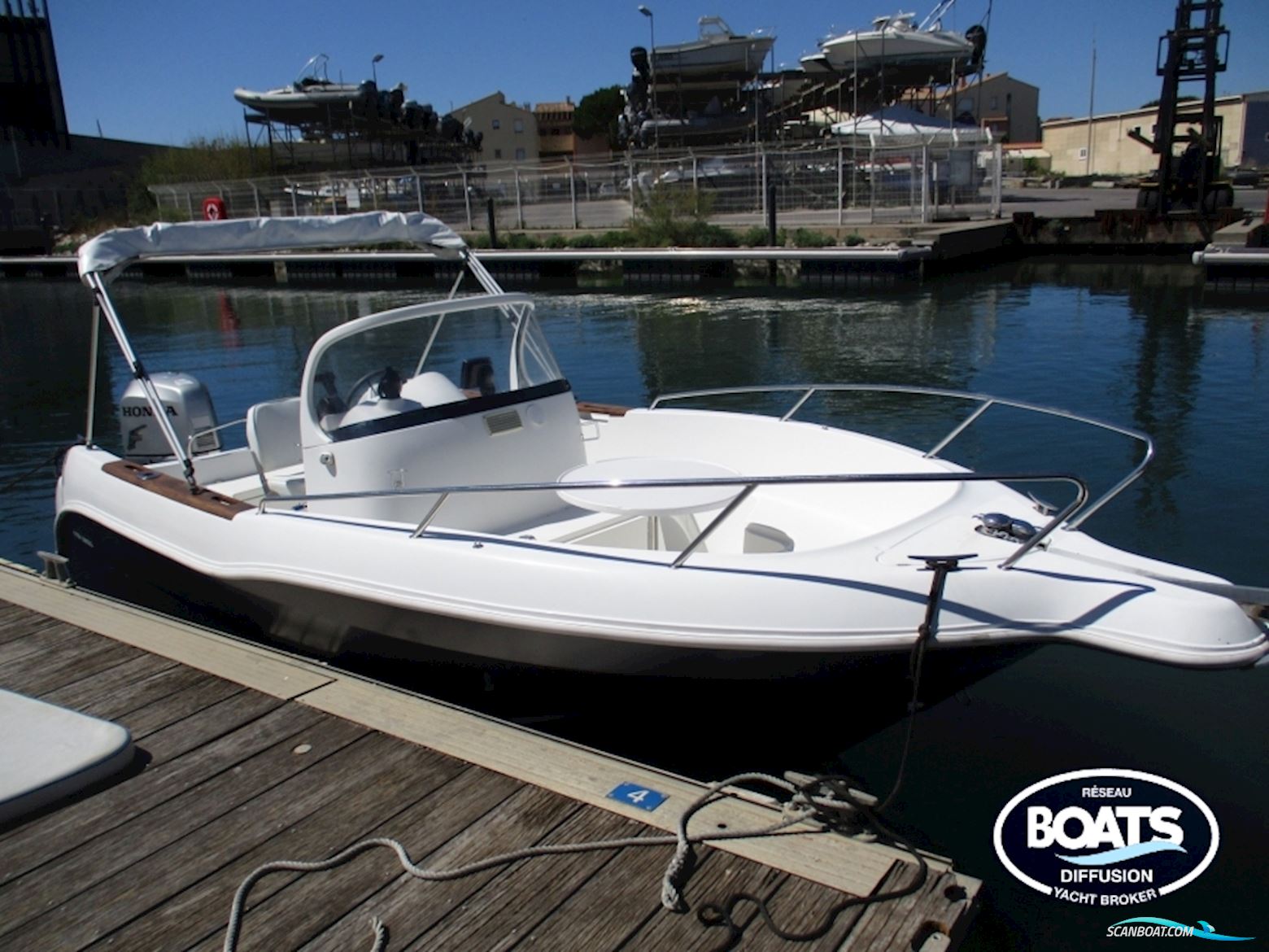 Quicksilver 630 Open Motorboat 2002, with Honda engine, France