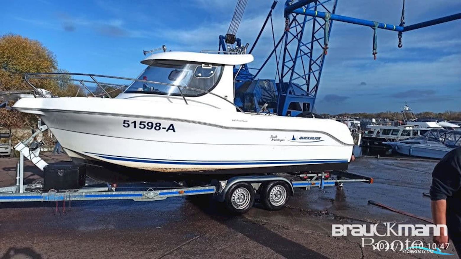 Quicksilver 640 Motorboat 2011, with Mercury Marine engine, Germany