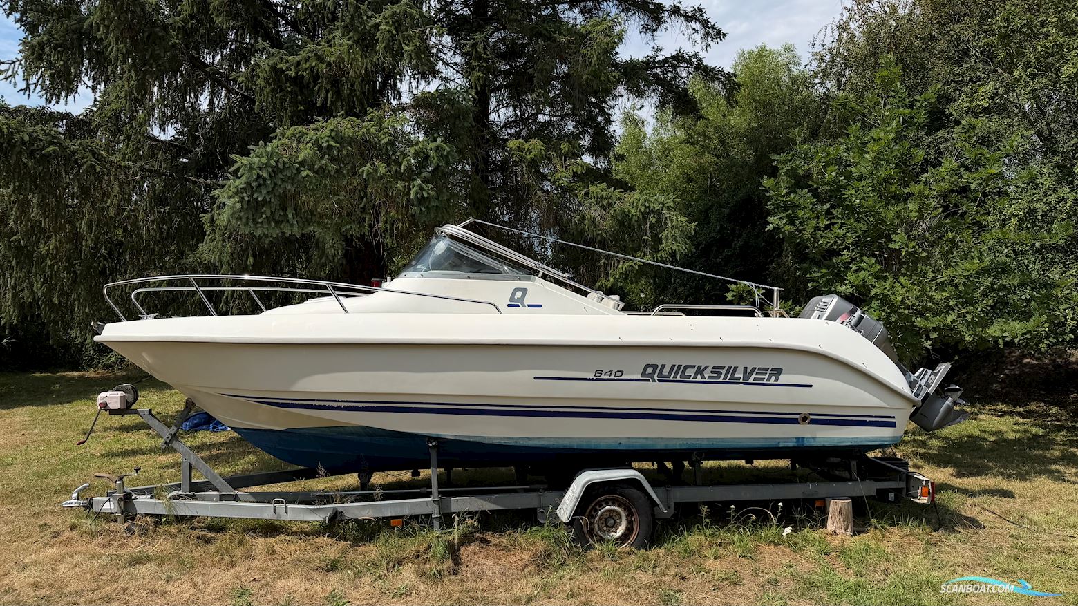 Quicksilver 640 Motorboat 1999, with Mariner 2 takt engine, Denmark