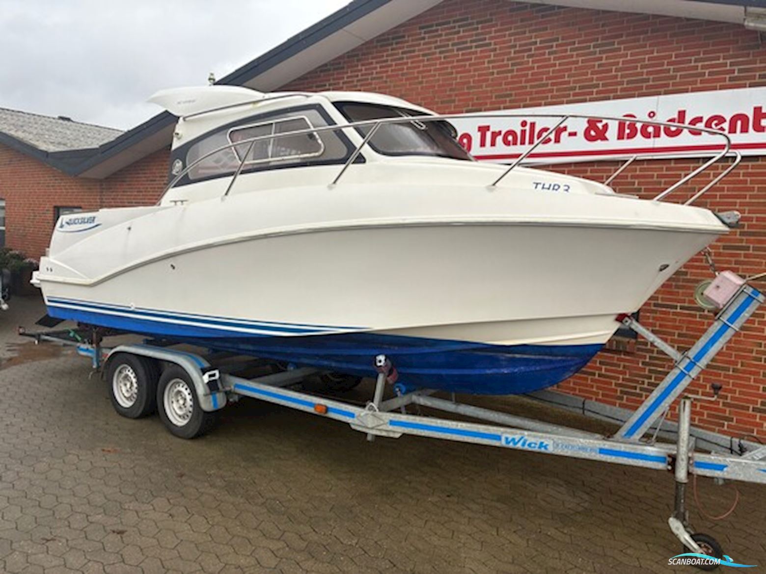 Quicksilver 640 Weekender m/Mercury F115 hk Efi 4-Takt og Wick Trailer - Solgt !