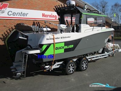Quicksilver 675 Pilothouse Explorer Edition model m/Mercury F250 hk V8 Verado og Brenderup trailer - NU NEDSAT KR. 200.000,- ! Motorboat 2018, with Mercury engine, Denmark
