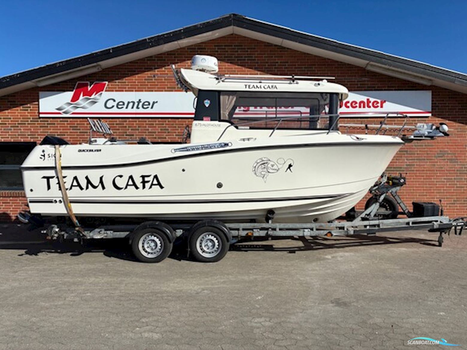 Quicksilver 675 Pilothouse m/Mercury F200 hk og Brenderup Trailer Motorboat 2025, with Mercury engine, Denmark