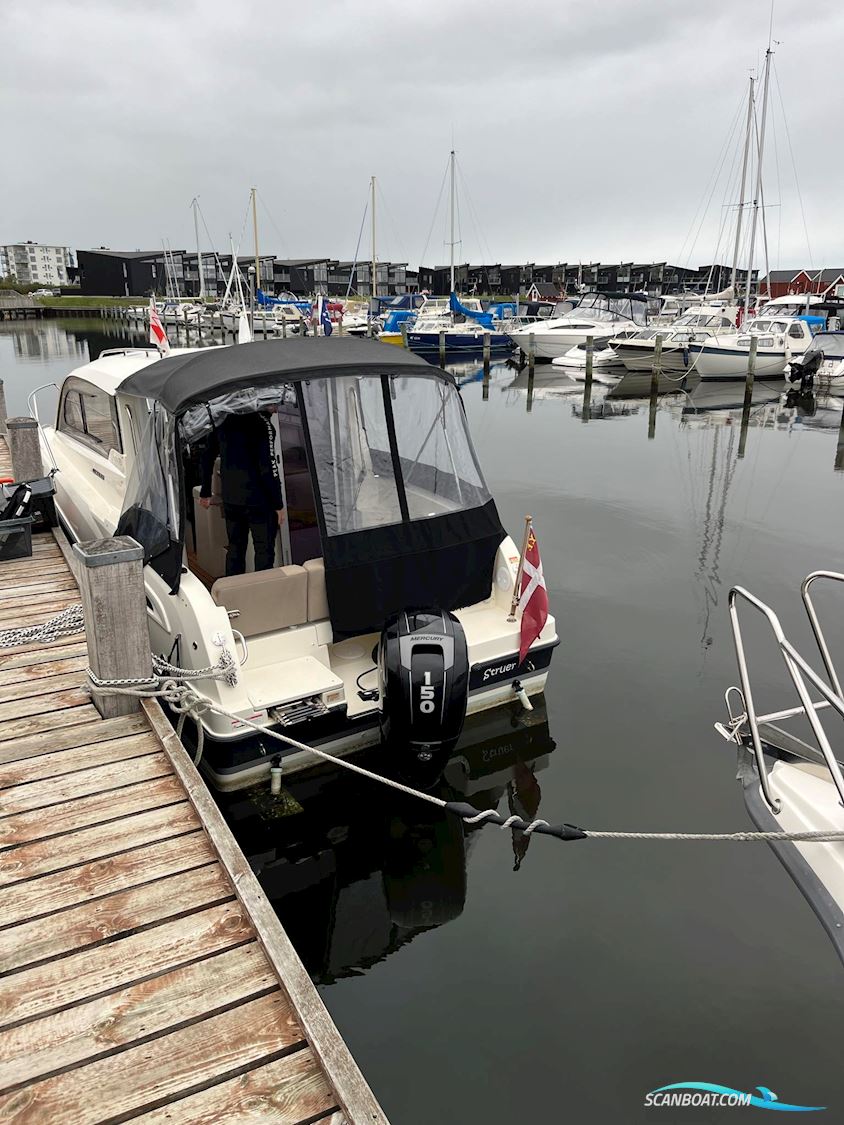 Quicksilver 705 Motorboat 2017, with Mercury F150 hk Efi 4-Takt. engine, Denmark