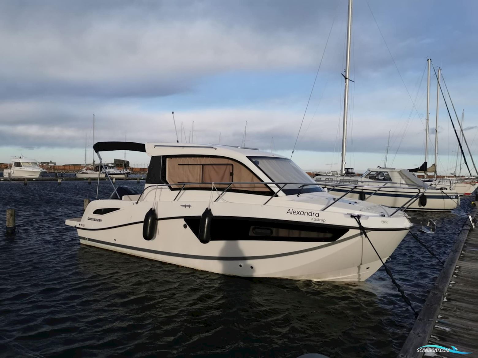Quicksilver 755 Weekend Motorboat 2019, with Mercuri
 engine, Denmark