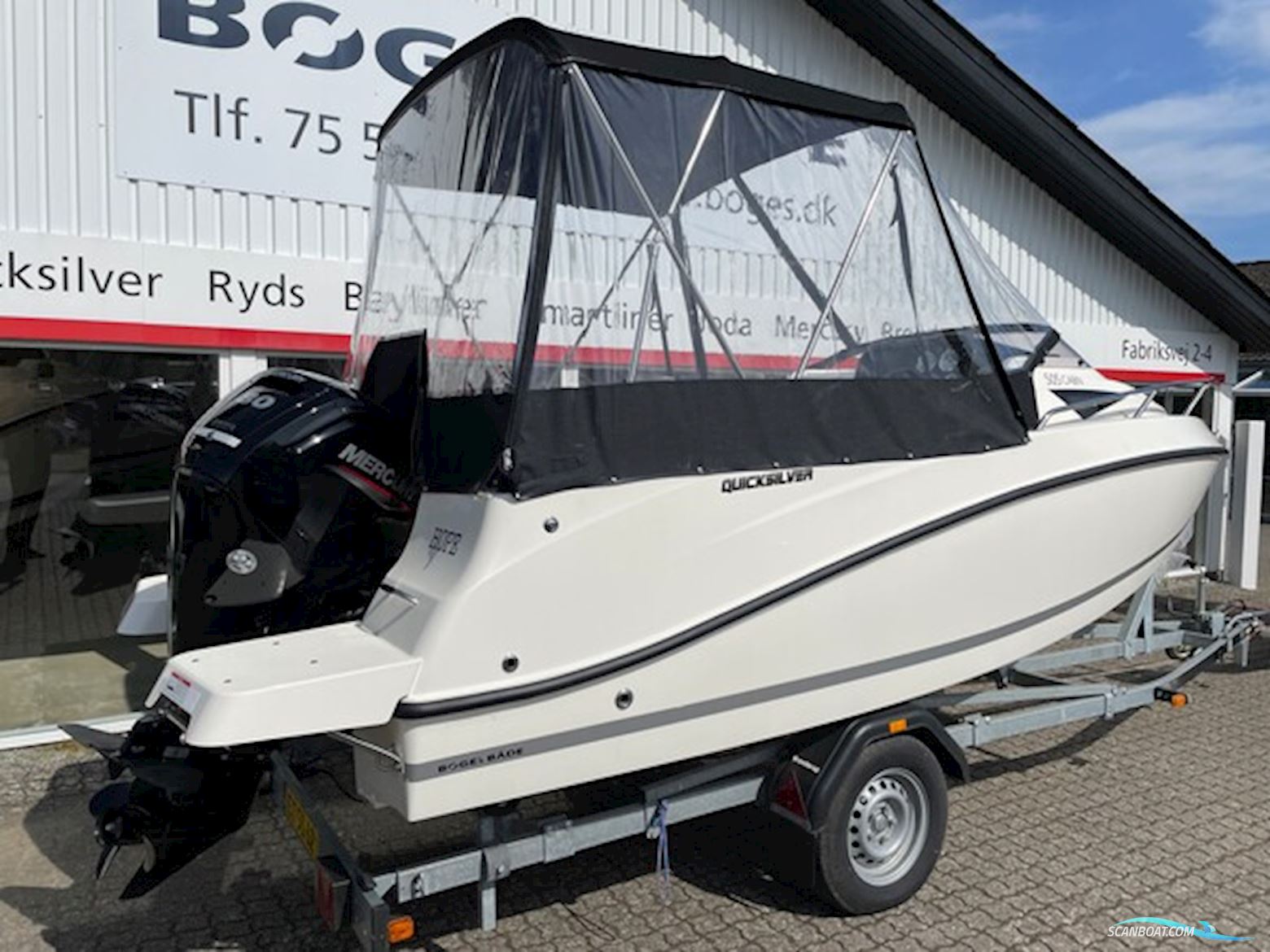 Quicksilver Activ 505 Cabin med F80 Mercury-EFI 4 takt inkl. trailer 