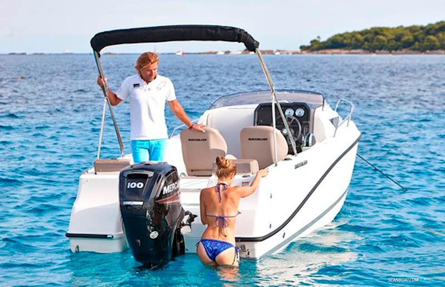 Quicksilver Activ 505 Cabin m/Mercury F60 hk EFI 4-takt - SOLGT !