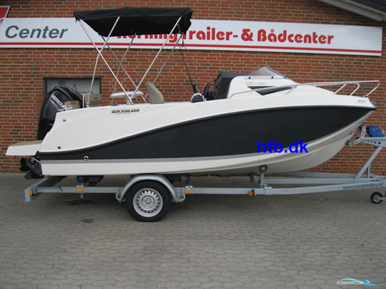 Quicksilver Activ 505 Cabin m/Mercury F80 hk og Scandic trailer - SOMMERTILBUD !