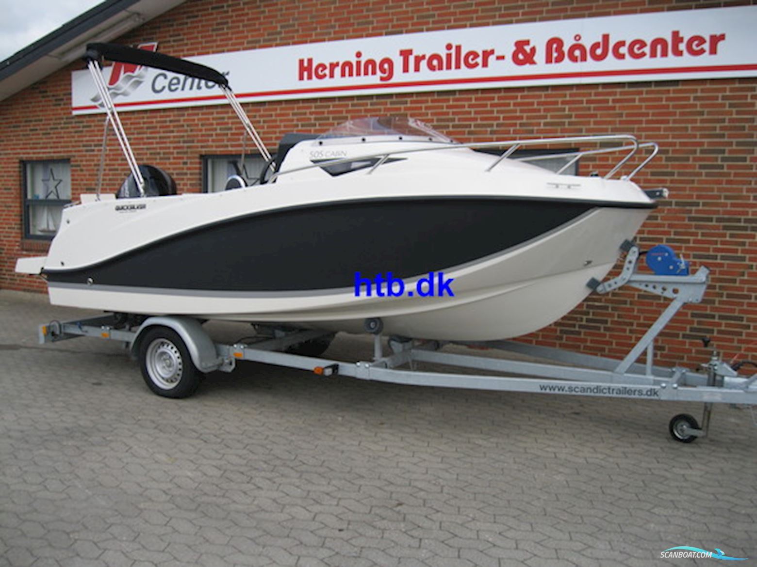 Quicksilver Activ 505 Cabin m/Mercury F80 hk og Scandic trailer